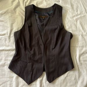 Womens pinstripe vest